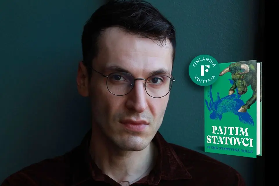 Pajtim Statovcille Finlandia-palkinto romaanista Lehmä synnyttää yöllä